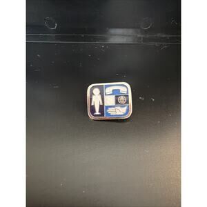Telephone Company Logo Lapel Pin